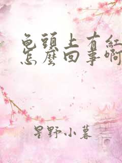 龟头上有红点点怎么回事啊