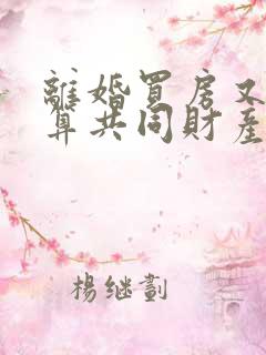 离婚买房又复婚算共同财产吗