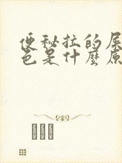 便秘拉的屎是黑色是什么原因造成的