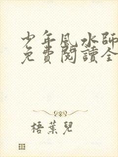 少年风水师全文免费阅读全文