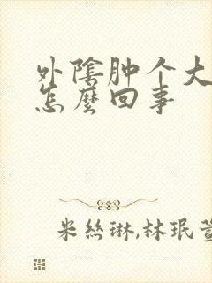 外阴肿个大包是怎么回事