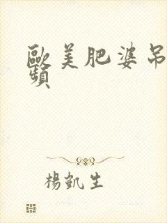 欧美肥婆吊b视频