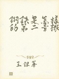 钢铁是怎样炼成的第二章概括100字左右