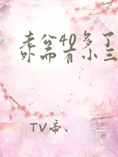 老公40多了在外面有小三孩子我怎么办