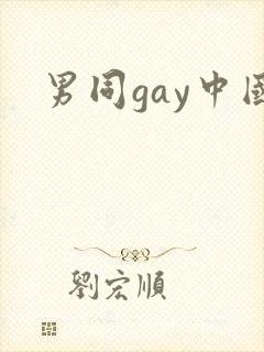 男同gay中国