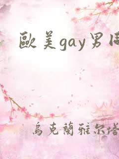 欧美gay男同