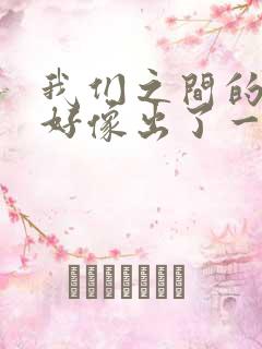 我们之间的感情好像出了一些问题歌词