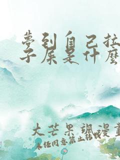 梦到自己拉一裤子屎是什么预兆