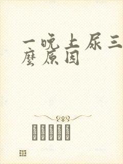 一晚上尿三次什么原因