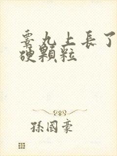 睾丸上长了白色硬颗粒