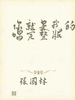 你就是我的爱原唱完整版