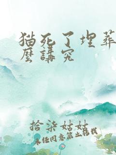 猫死了埋葬有什么讲究