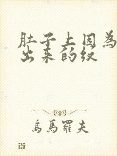 肚子上因为胖压出来的纹