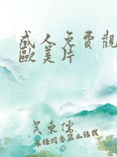 成人免费观看网欧美片