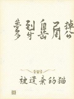 梦到自己掉了好多牙齿周公解梦