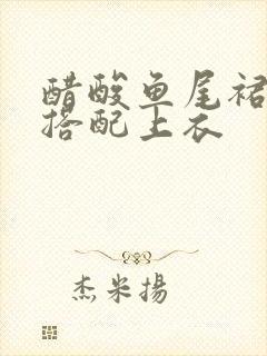 醋酸鱼尾裙怎么搭配上衣