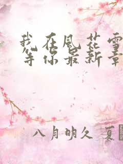 我在风花雪月里等你最新章节新