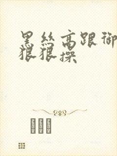 黑丝高跟御姐被狠狠操