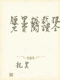 腹黑总裁狠给力免费阅读全文