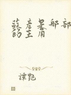 苏彦是哪部小说的主角