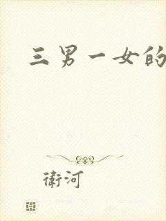 三男一女的组合