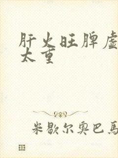 肝火旺脾虚湿气太重