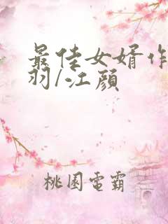 最佳女婿作者林羽/江颜