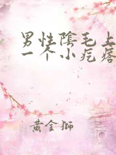 男性阴毛上长了一个小疙瘩