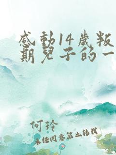 感动14岁叛逆期儿子的一封信