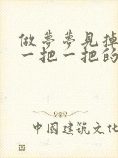 做梦梦见掉头发一把一把的掉