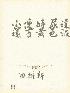 小便时尿道刺痛还有黄色液体