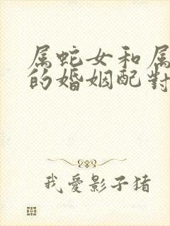 属蛇女和属马男的婚姻配对