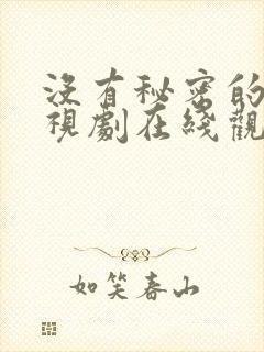 没有秘密的你电视剧在线观看免费完整版