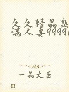 久久精品熟妇丰满人妻99991