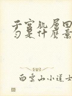 子宫肌层回声不匀是什么意思