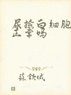 尿检白细胞1十正常吗