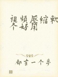 视频压缩软件那个好用