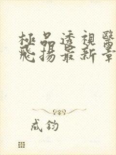 极品透视医圣宁飞扬最新章节