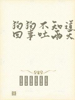 狗狗不知道怎么回事吐两天黄色东西了