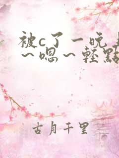 被c了一晚上啊～嗯～轻点小说