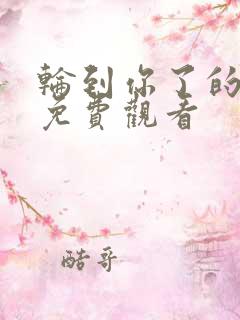 轮到你了的日剧免费观看