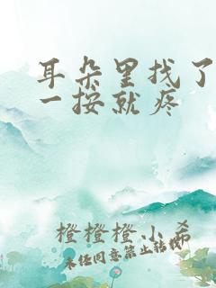 耳朵里找了个包一按就疼