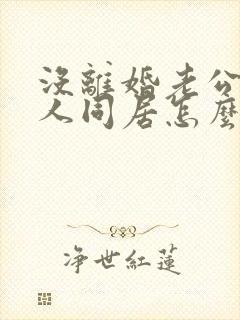 没离婚老公跟别人同居怎么办