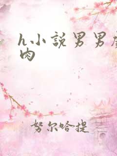 h小说男男剧情肉