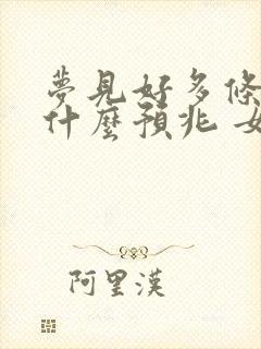 梦见好多条蛇是什么预兆 女性