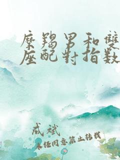 摩羯男和双子女座配对指数