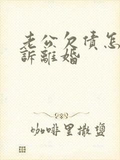 老公欠债怎么起诉离婚