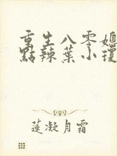 重生八零媳妇有点辣叶小琼的结局