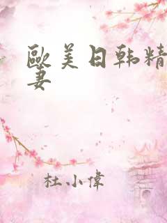 欧美日韩精品人妻