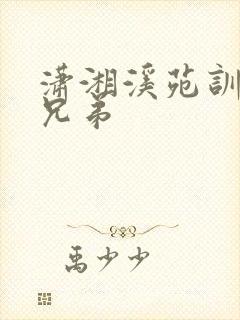 潇湘溪苑训诫文兄弟